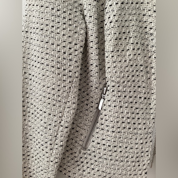 NWOT a.n.a. Moto tweed style jacket with zippers size small. - Picture 2 of 7